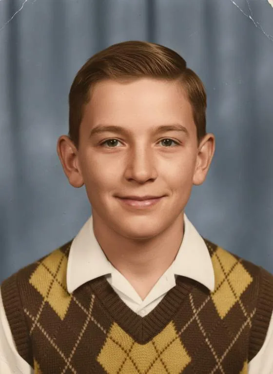 Ralph’s school portrait at age twelve