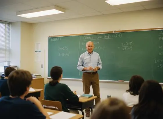 Ralph teaching history at Whetstone High School